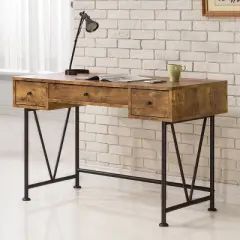 Analiese 3 Drawer Writing Desk - Coaster
