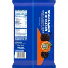 Oreo Halloween Boo! Orange Cr&egrave;me Cookies Family Size - 18.71oz