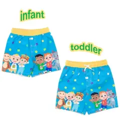 CoComelon Nico Tomtom Cody JJ Baby Swim Trunks Bathing Suit Infant 