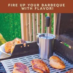 Bellemain Basting Pot & Brush Set &ndash; Silicone BBQ Basting Brush & Sauce Pot for Grilling, Smoking & Cooking