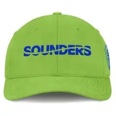 MLS Seattle Sounders Structured Hat: Cotton Baseball Cap, Easy-Close Fastener