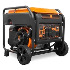 WEN GN625i 6250W RV and Transfer-Switch-Ready 120V/240V Open Frame Inverter Generator