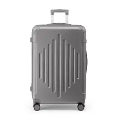 Karl Home Single 24 inch ABS Trolley Case with 2 Corner Protectors Grey