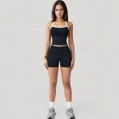 Anna-Kaci Active Women's High Waist Athletic Shorts with Stretch Fabric and Contour Fit Waistband