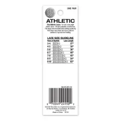 Shoe Gear Flat Athletic Shoe Laces - White 54"