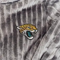 NFL Jacksonville Jaguars Ribbed Silk Touch Robe: Adult Front Tie