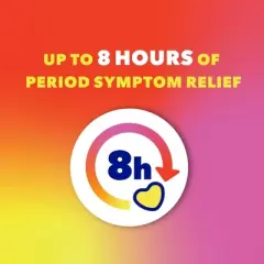 Midol Heat Vibes Menstrual Pain Relief Heat Patches for Menstrual Symptom - 6ct