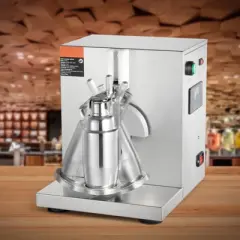 VEVOR Milkshake Maker Machine, 120W Commercial Milk Tea Shaker Machine, Single Head Milk Shake Mixer Machine, 0-180s Adjustable Milkshake Blender