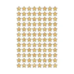 Trend Enterprises TREND Gold Sparkle Stars superShapes Stickers-Sparkle 400 Per Pack 6 Packs