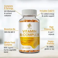MM IMatchme Vitamin B Complex Capsules, with Vitamin B1, B2, B3, B6, B12