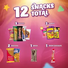 Eastanbul International Snack Box, Premium 12 Full-Size Foreign Snack Box, 1.3lb