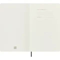 Moleskine Vegea Capri Large Ruled Notebook Soft Petroleum BO: Softcover Journal, 5x8.25", Elastic Closure, 176 Pages