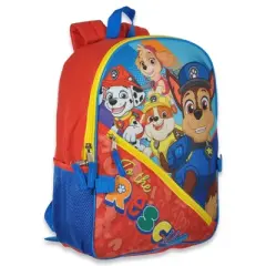 Paw Patrol 16" School Backpack with Large Pocket & Rectangular Lunch Bag