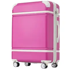 3 Piece Expandable Luggage Set,Hardshell Travel Suitcase with Spinner Wheels TSA Lock, Lightweight Suitcase,Telescopic Handle Luggage Set for Family