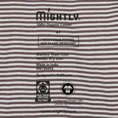 Mightly Toddler Fair Trade 100% Organic Cotton Tight Fit Shorite Pajamas Set