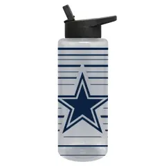 NFL Dallas Cowboys Acrylic Water Bottle with UV Graphics - 34oz