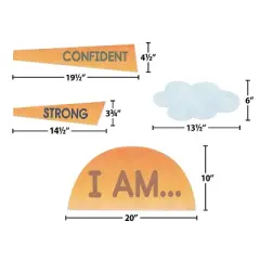 Teacher Created Resources Moving Mountains Road Trip Sun Positive Affirmations Bulletin Board Set