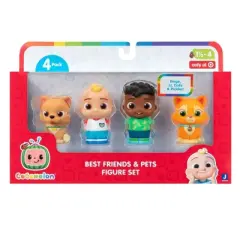 CoComelon Best Friends & Pets Figure Set - 4pk