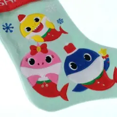 Baby Shark 20" Appliqu Christmas Stocking