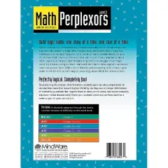 MindWare Math Perplexors: Level B - Brainteasers - 50 Puzzles