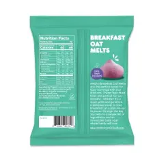 Amara Organic Breakfast Oat Melts Blueberry Baby Snack - 7g
