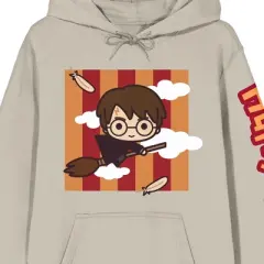 Harry Potter Chibi Harry Adult Natural Graphic Hoodie