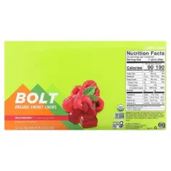 ProBar Bolt, Organic Energy Chews, Raspberry, 12 Packs, 2.1 oz (60 g) Each
