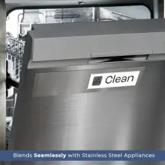 Clean Dirty Dishwasher Magnet Stainless Steel  &ndash; Stylish Home Decor Sign Kitchen Organizer Strong Dishwasher Magnet Clean&nbsp;Dirty