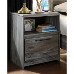 Baystorm Nightstand Gray - Signature Design by Ashley