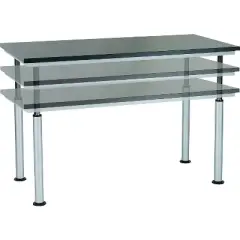 Diversified Woodcrafts Rectangular Activity Table 60"" x 24"" Height Adjustable Natural Oak Base