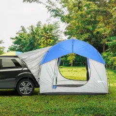 Outsunny SUV Tailgate Tent, Car Tent with 3 Doors, 2000mm Waterproof