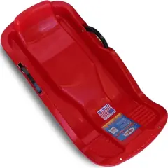 Paricon Flexible Flyer Winter Heat Sled w/ Brakes and Direction Steering, Ages 4 & Up, Durable & Lightweight Design, Easy to Carry Up Hills, 38 Inches