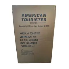 American Tourister Color Spin 2.0 2 Piece Hardside Spinner 20 Inch Carry On and 24 Inch Checked Bag Luggage Set with Adjustable Handle, Silver