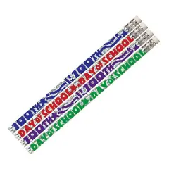 Musgrave Pencil Company Musgrave 100th Day of School Pencil Pack of 144 (MUS2347G)