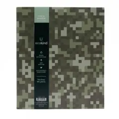 Continental Accessory Camo 1" 3 Paper Ring Binder Green