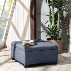 Isaac Storage Ottoman