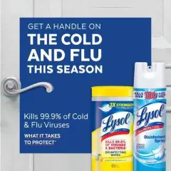 Lysol Lemon and Lime Blossom Disinfecting Wipes