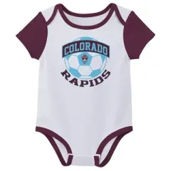 MLS Colorado Rapids Infant Boys' 3pk Bodysuit