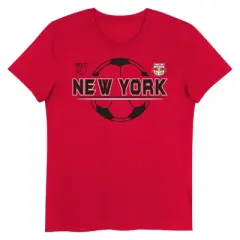 MLS New York Red Bulls Girls' Short Sleeve Crew Neck T-Shirt