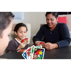 Mattel Games UNO Super Mario Card Game for Kids & Family, 2-10 Players, Ages 7 Years & Older