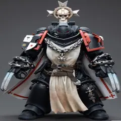 Black Templars Primaris Sword Brethren Alberic 1/18 Scale | Warhammer 40K | Joy Toy Action figures