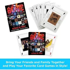 Aquarius Puzzles AC/DC - In Rock We Trust Playing Cards