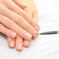 Unique Bargains Nail Painting Brushes for Polish Painting Home DIY Clear Gray 1 Pc