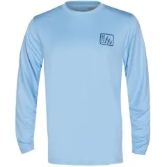 Fintech Baitshop Sun Defender UV Long Sleeve T-Shirt - Powder Blue