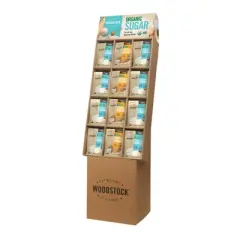 Woodstock - Dsp Sugar - Organic - Cane & Brown - Case of 36