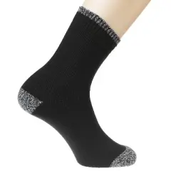 Pawz by Bearpaw 2 Pairs Marled Pattern Fall Crew Knit Socks Soft Comfy Cute Boot Socks for Women - Warm Socks for Women