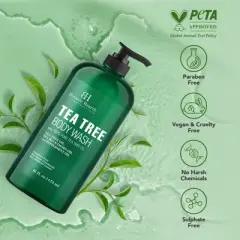 Botanic Hearth Tea Tree Body Wash Helps Soothe Itchy, Dry Skin - 16 fl oz