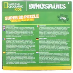 National Geographic National Geographic Kids Tyrannosaurus Rex 150 Piece Super 3D Jigsaw Puzzle