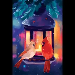 Junior's Design By Humans Christmas in the Air By Mellodee T-Shirt