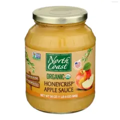 North Coast Apple sauce Honey Crisp Organic - Pack of 6 - 24 Oz